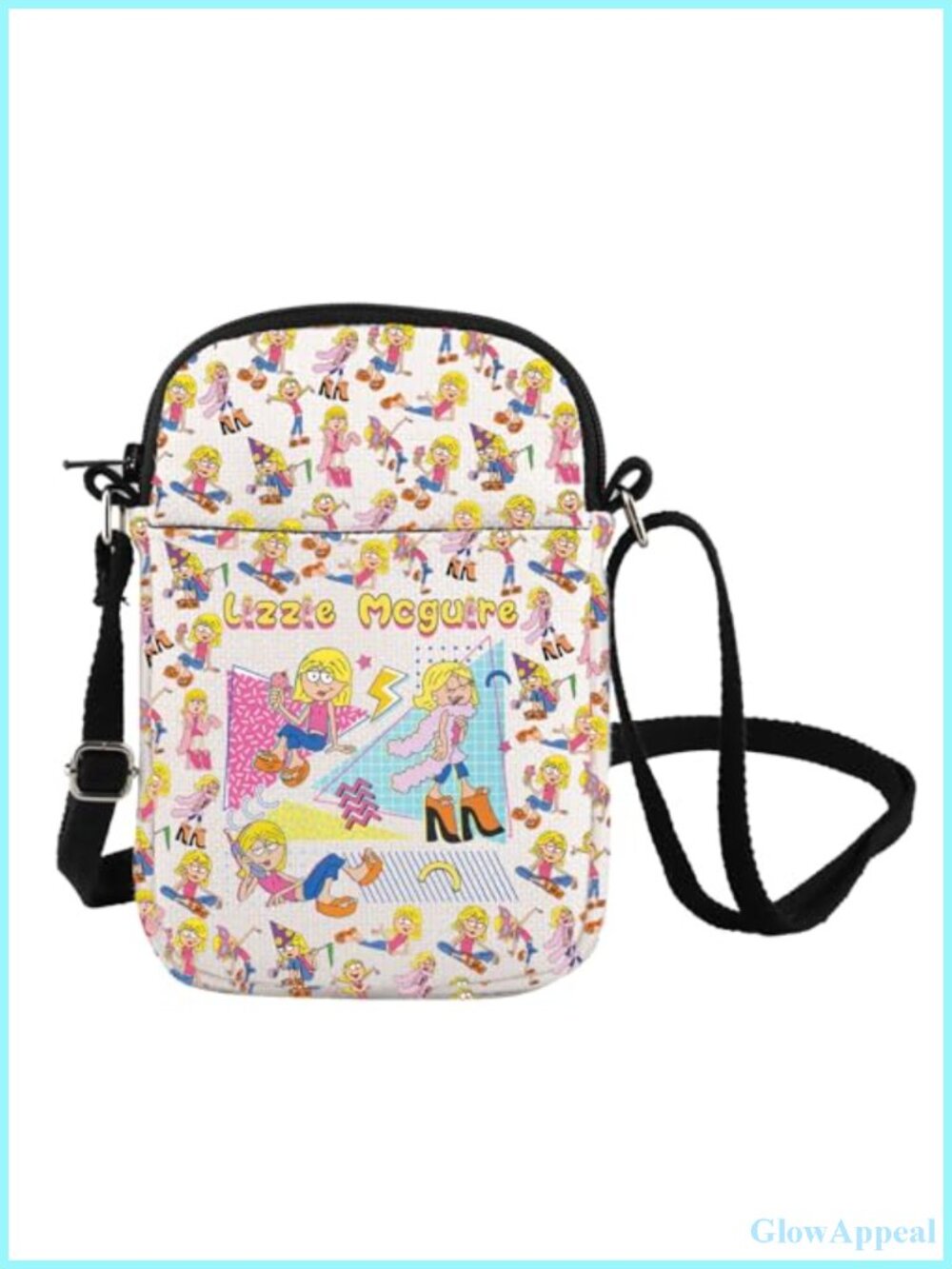 FOTAP Polyester Crossbody Messenger Bag Cartoon Travel Gift